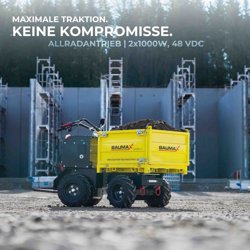Električni demper na kolesih KDe550P 4x4 s prekucno ploščadjo - slika 7