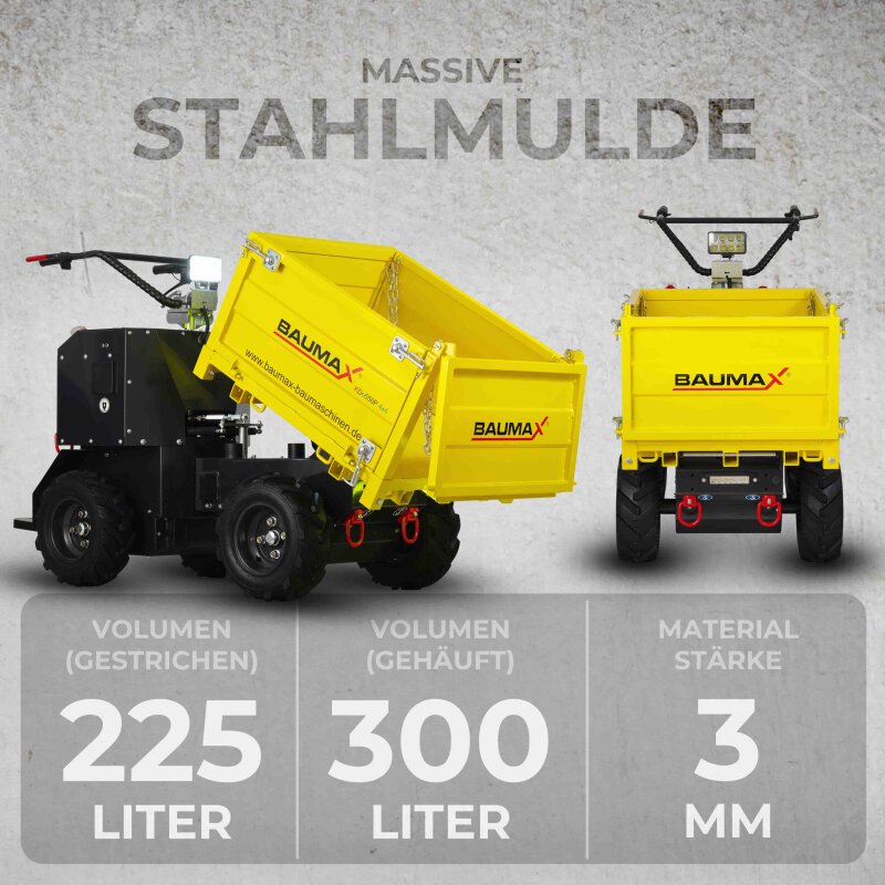 Električni demper na kolesih KDe550P 4x4 s prekucno ploščadjo - slika 6