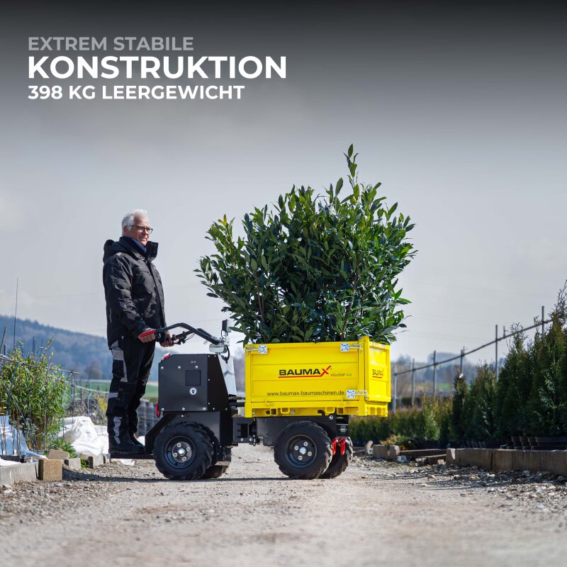 Električni demper na kolesih KDe550P 4x4 s prekucno ploščadjo - slika 5